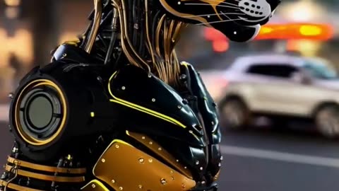 Biomechanical tiger – cybernetic evolution of animals
