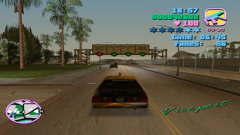 GTA Vice City: 60 FARES IN A ROW as a Taxi Driver, the BEST VICE CITY TAXI driver ever (Part 6)