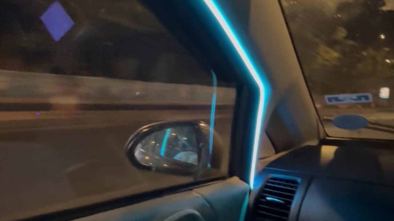 Car with lights and bhojpuri talk