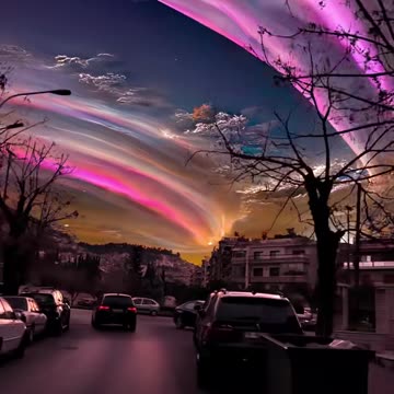 Neon Twilight Over the City