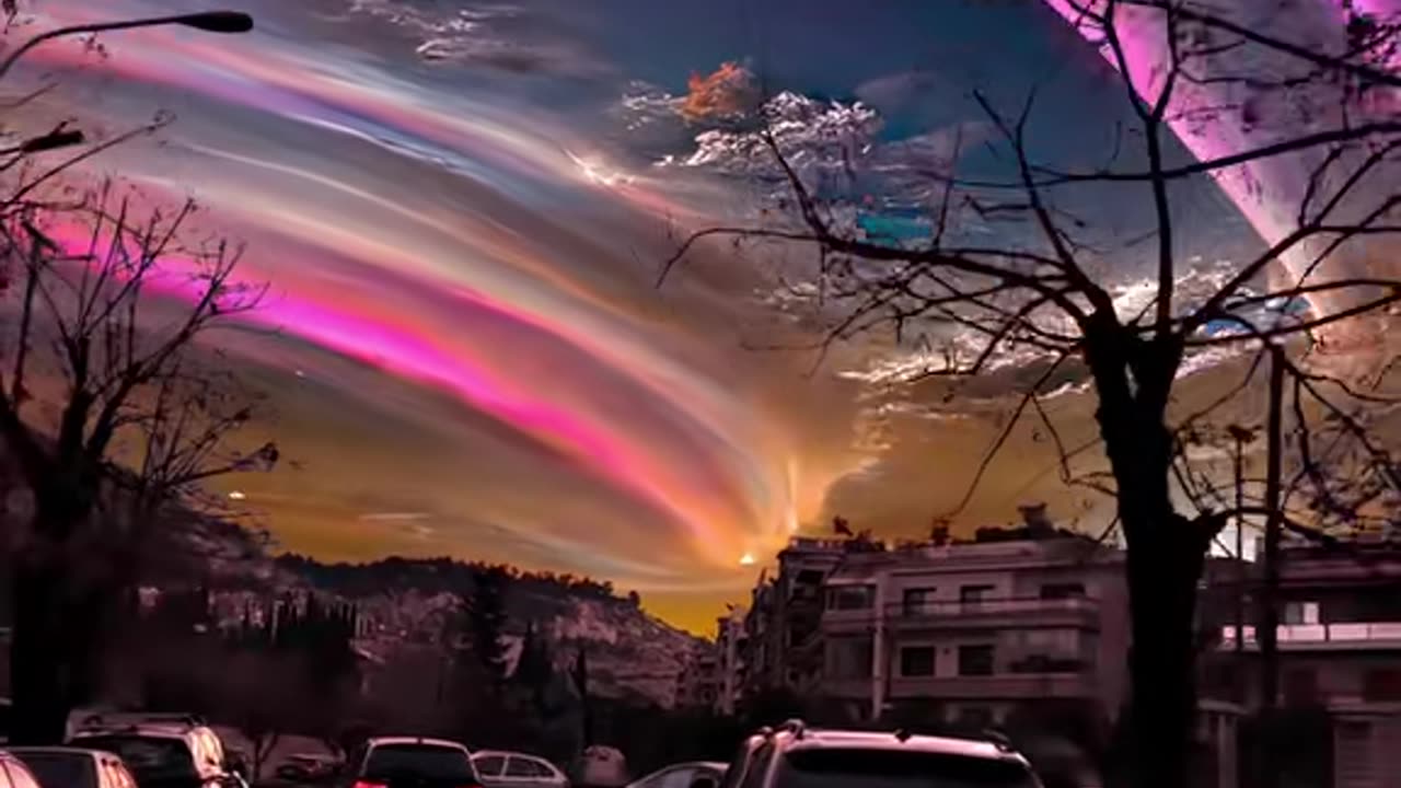 Neon Twilight Over the City
