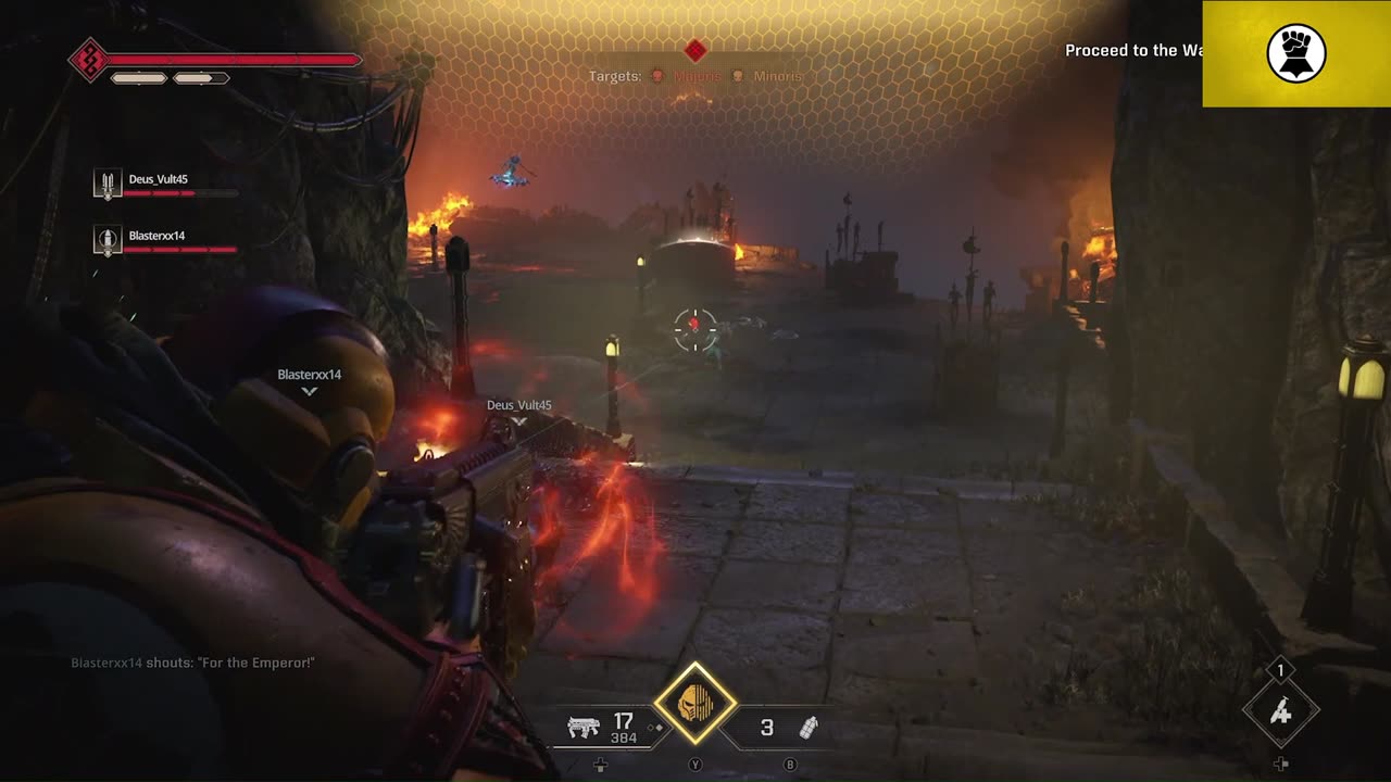 Space Marine 2 Imperial Fist brutal gameplay