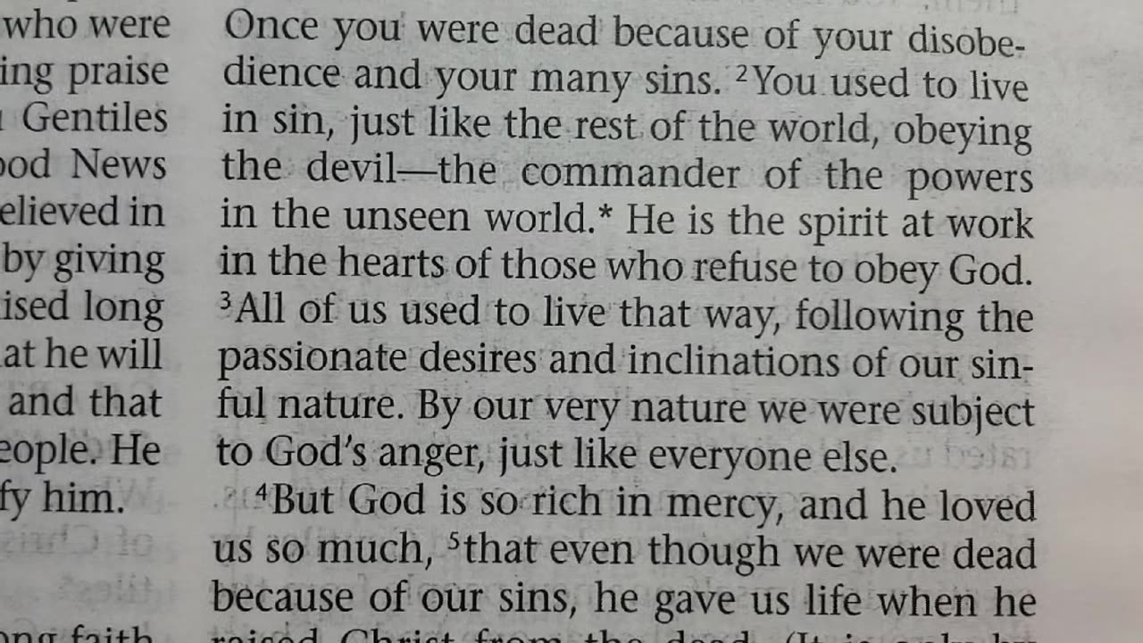 Ephesians 2:1-3 NLT