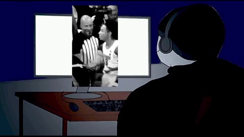 Johnny watching slap