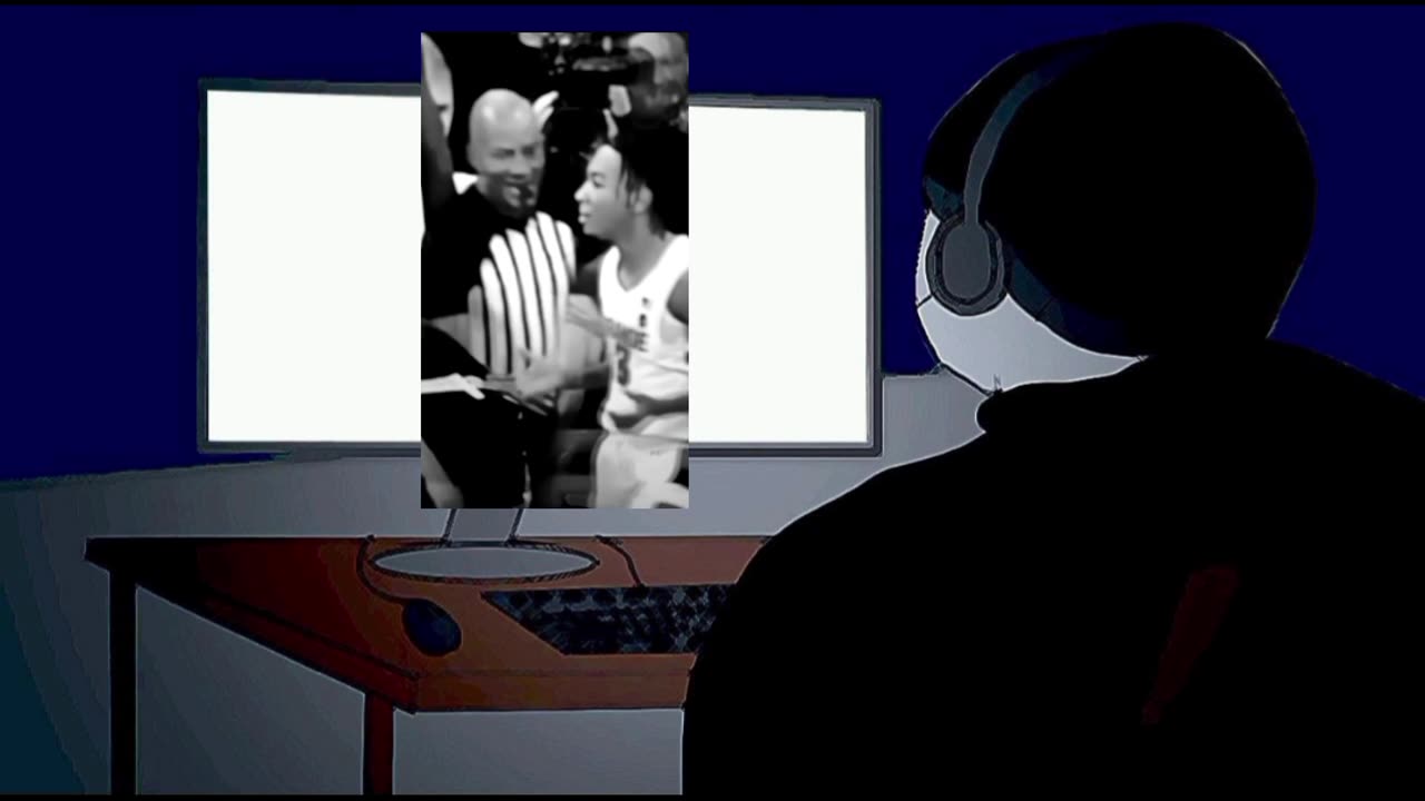 Johnny watching slap