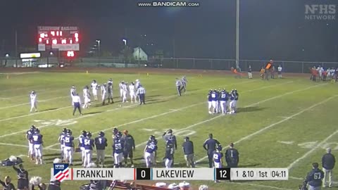 OCTOBER 25 2024 HIGH SCHOOL FOOTBALL: LAKEVIEW VS FRANKLIN PART 3