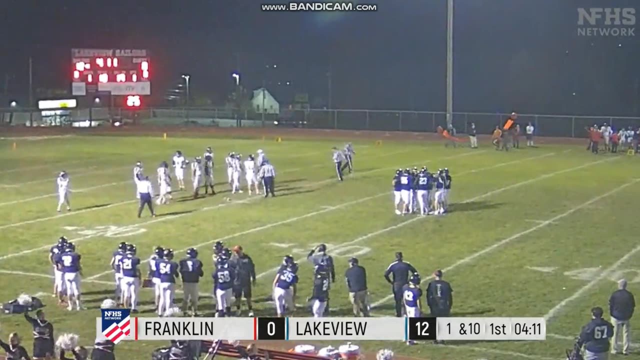OCTOBER 25 2024 HIGH SCHOOL FOOTBALL: LAKEVIEW VS FRANKLIN PART 3