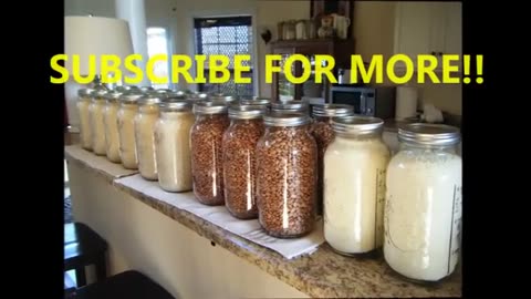 [Famine] How to Dry Can Beans and Rice