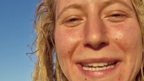 Weather Woman at the beach 🌊 #shorts #explore