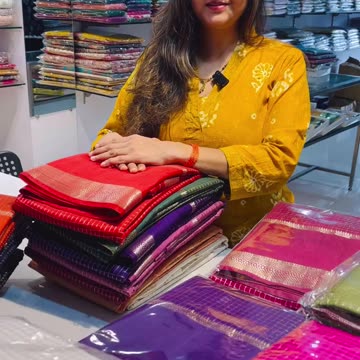 Buy Online Chanderi silk Crape Sarees in Hubli India at Rajsilkvilla