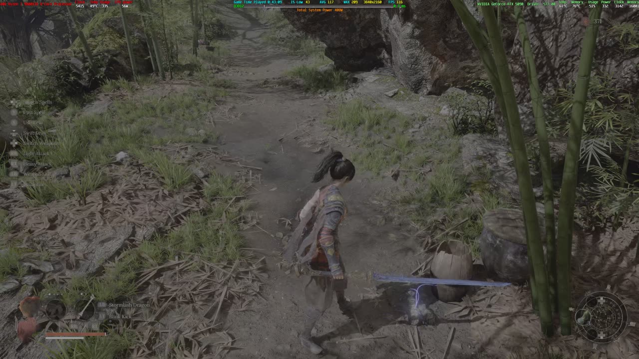 Wuchang Fallen Feathers RTX 5090 AMD 9800X3D 4k HDR PC Gameplay