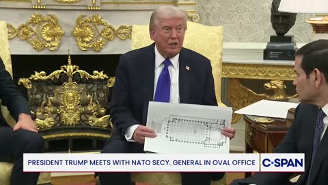 President Trump Meets with NATO Secy. General in Oval Office