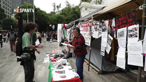 Mexicanos apoyan a flotilla de ayuda humanitaria rumbo a Gaza