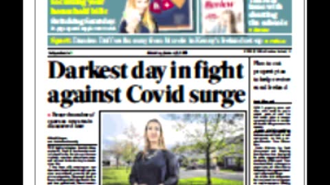 A chronology of the COVID plandemic using front page headlines from The Irish Independent