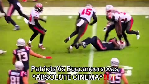 Patriots Vs Buccaneers was *ABSOLUTE CINEMA*😲😲😲
