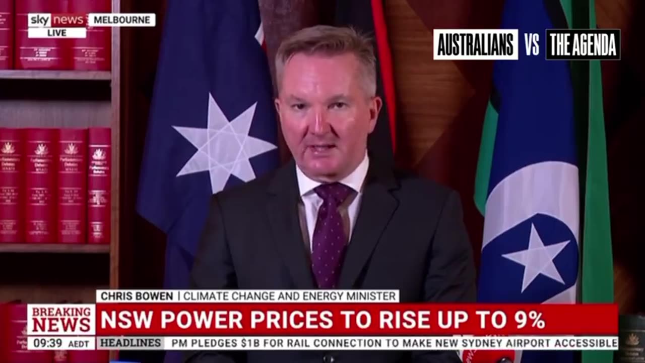 Australian Energy Minister has refused to for breaking his election promise