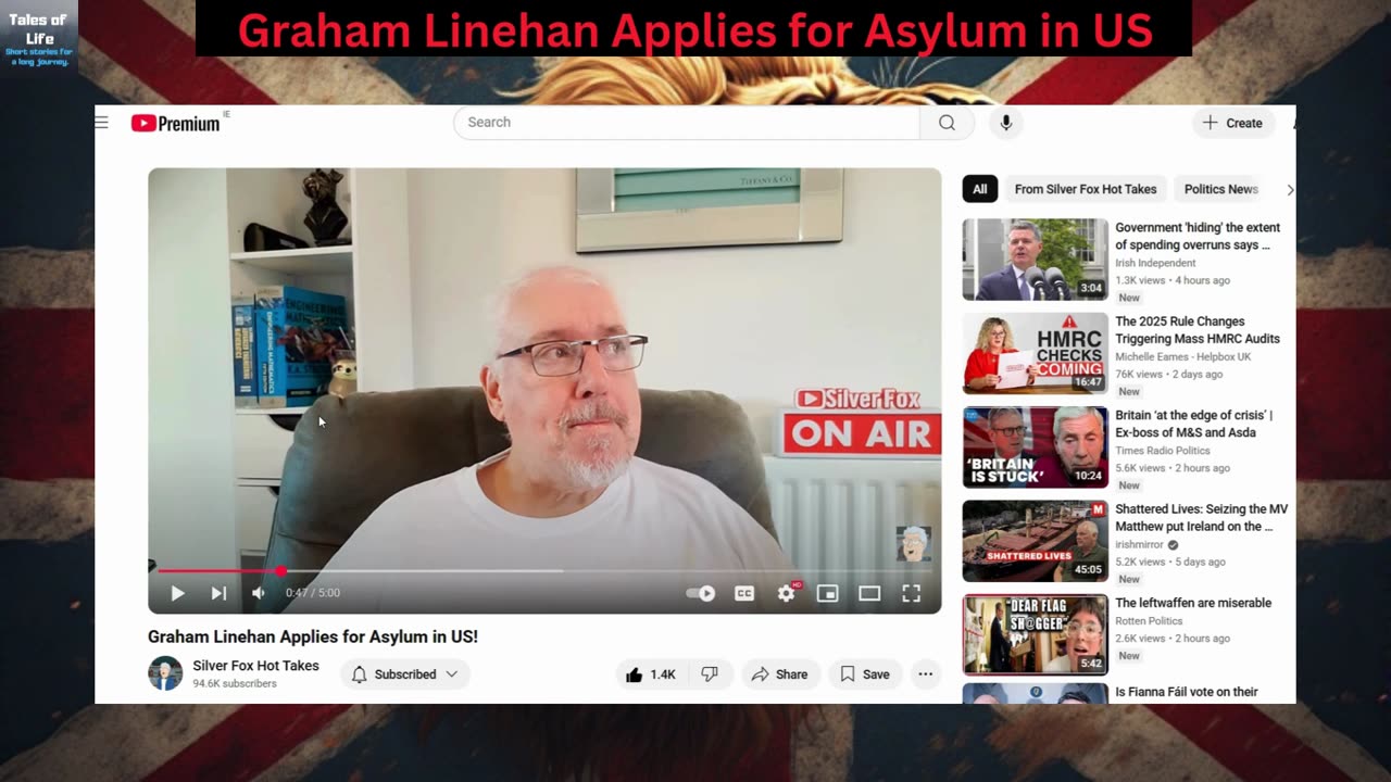 Graham Linehan Applies for Asylum in US