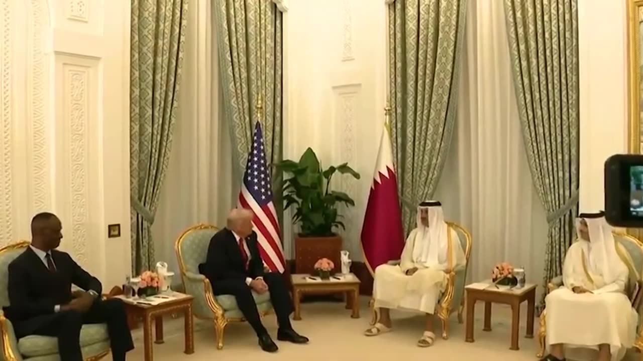 Emir of Qatar to POTUS: You are the first American President to officially visit Qatar