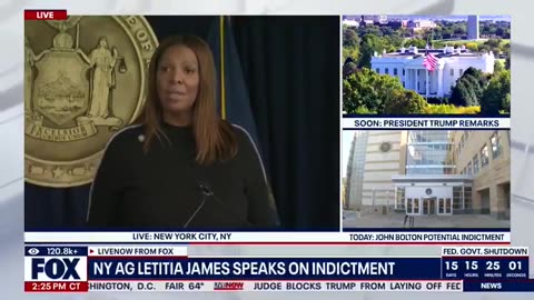 Leticia James fumes over grand during indictment