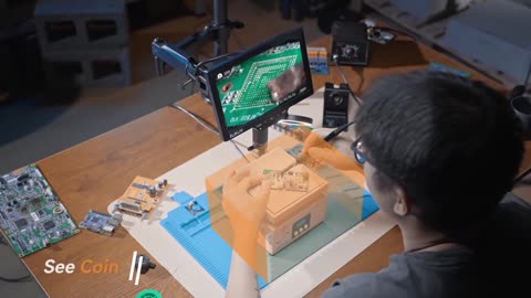 Elikliv EM3K-3D 7" 3D Digital Microscope 3K-HDMI