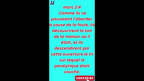 « Le pouvoir de Jésus et ses paraboles » marc 2:4 #shorts #youtube #ytshorts #jesus #views #french