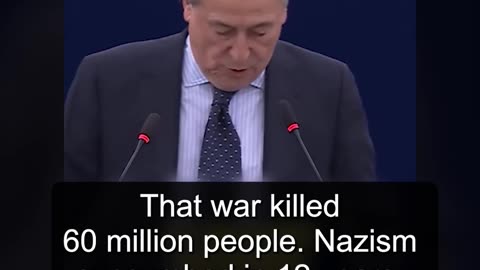 Hermann Tertsch Insta a la Unión Europea a enmendar sus errores en homenaje a l fin de la Guerra