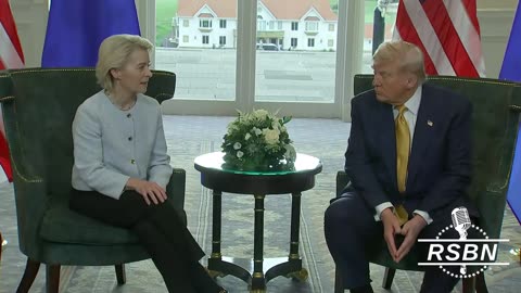 ⚡Pres Trump & Ursula von der Leyen Announce Massive US-EU Trade Deal