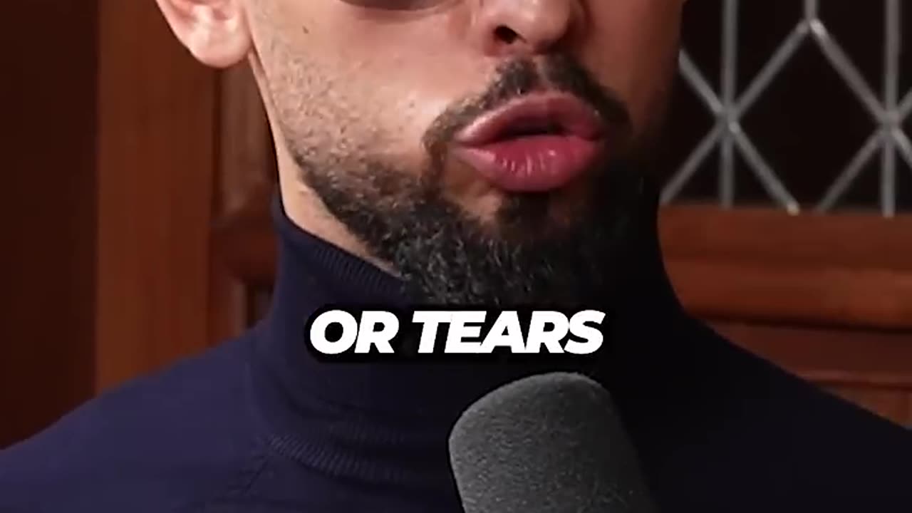 Andrew Tate opens up about crying after being released from jail