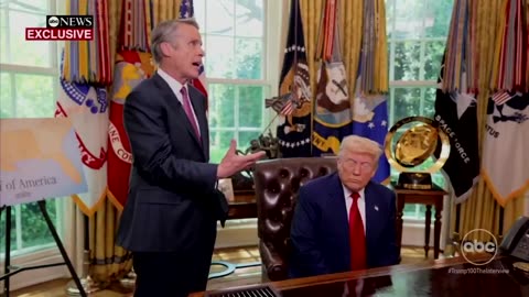 POTUS SHOWS OFF HIS REDECORATING OF THE OVAL OFFICE
