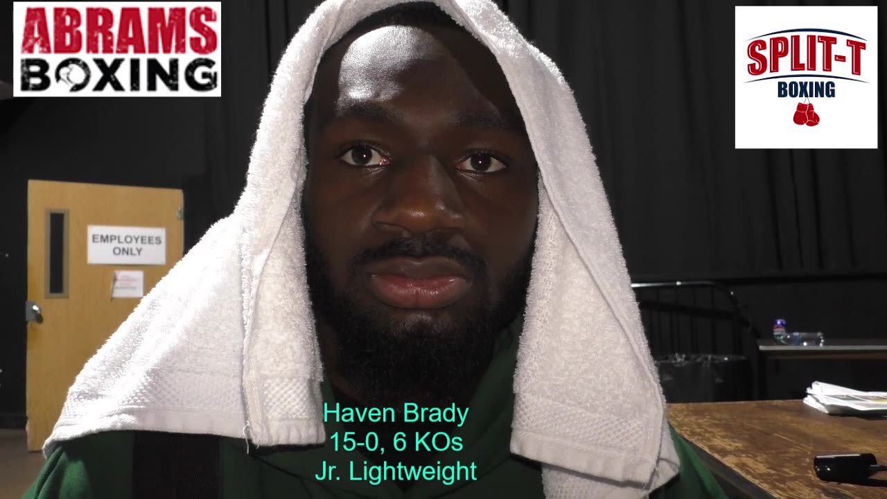 Haven Brady Jr Talks after Win over D'Angelo Keyes