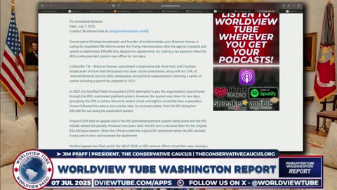 IRS Weaponization, Government Overreach, and Transparency Concerns