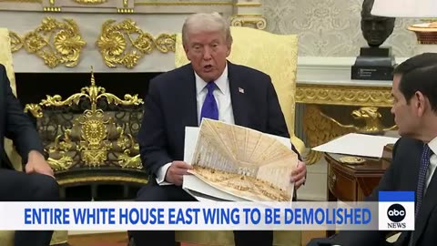 Entire East Wing of White House to be demolished as soon as this weekend: Sources