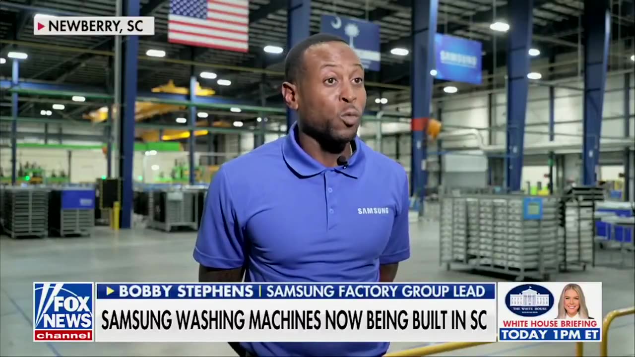 POTUS' tariffs "motivated" Samsung to build a $500M mfg plant in SC