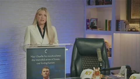 Charlie Kirk's widow, Erika, gives first public remarks since husband's assassination