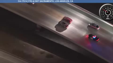 LAPD Chase High-Speed Suspect In Stolen Vehicle