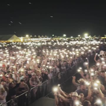 Patriots sang together God Bless the USA to celebrate their freedom!
