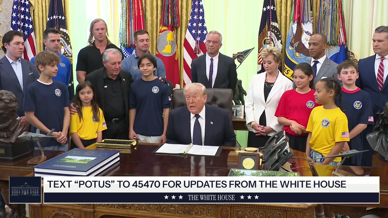 President Trump Signs a Proclamation, May 5, 2026