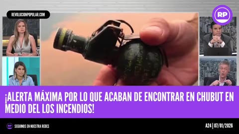 GRENADE found in Patagonia that caused HUGE FIRES is M26 IM manufactured in ISRAEL
