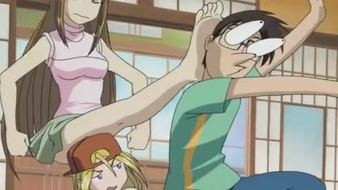 Love Hina - 14 Aborted Spanking