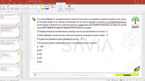 SAVIA REGULAR 2025 | Semana 06 | Economía