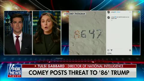 🔥Tulsi Gabbard calls for James Comey to be arrested. He "issued a hit" on President Trump.