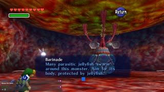 Zelda Ocarina of Time - Beating Barinade