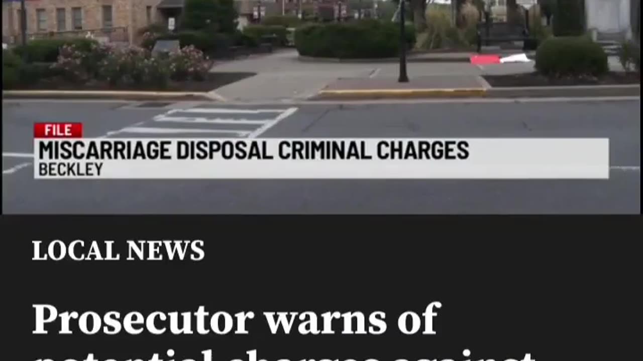 Miscarriage disposal criminal charges