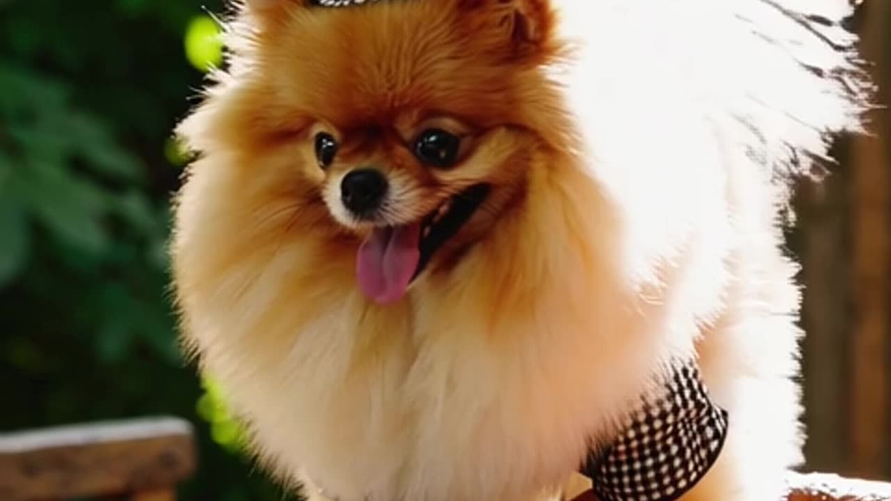 Pomeranian Pretzel Royalty in 10 Seconds