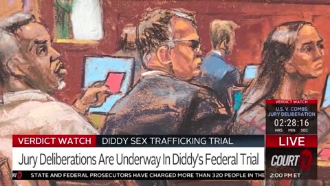 Jury deliberating Diddy's fate sends note to Judge