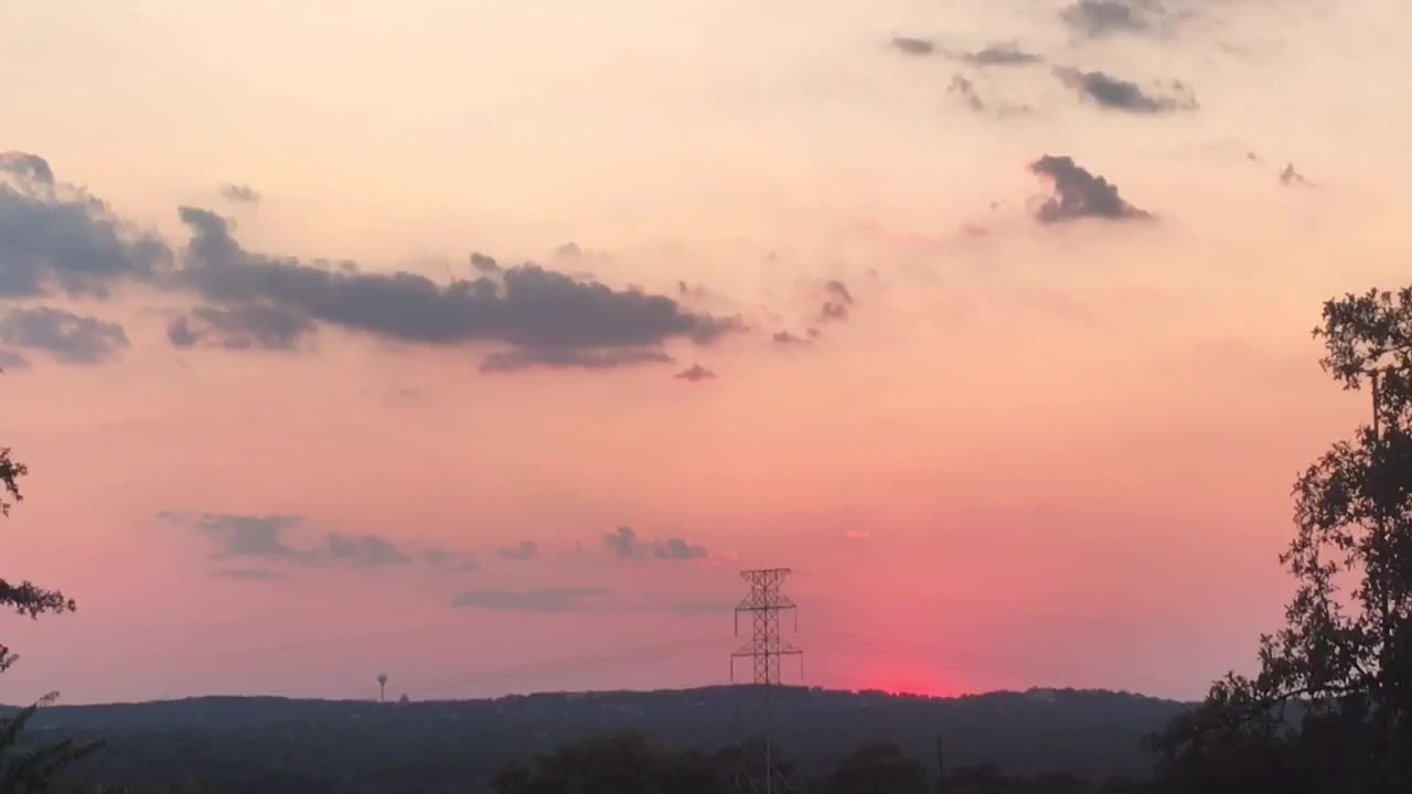 Red sunset 8/25/2025