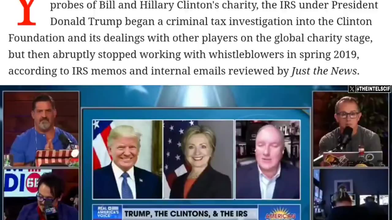 CLINTON FOUNDATION CRIMINAL TAX INVESTIGATION