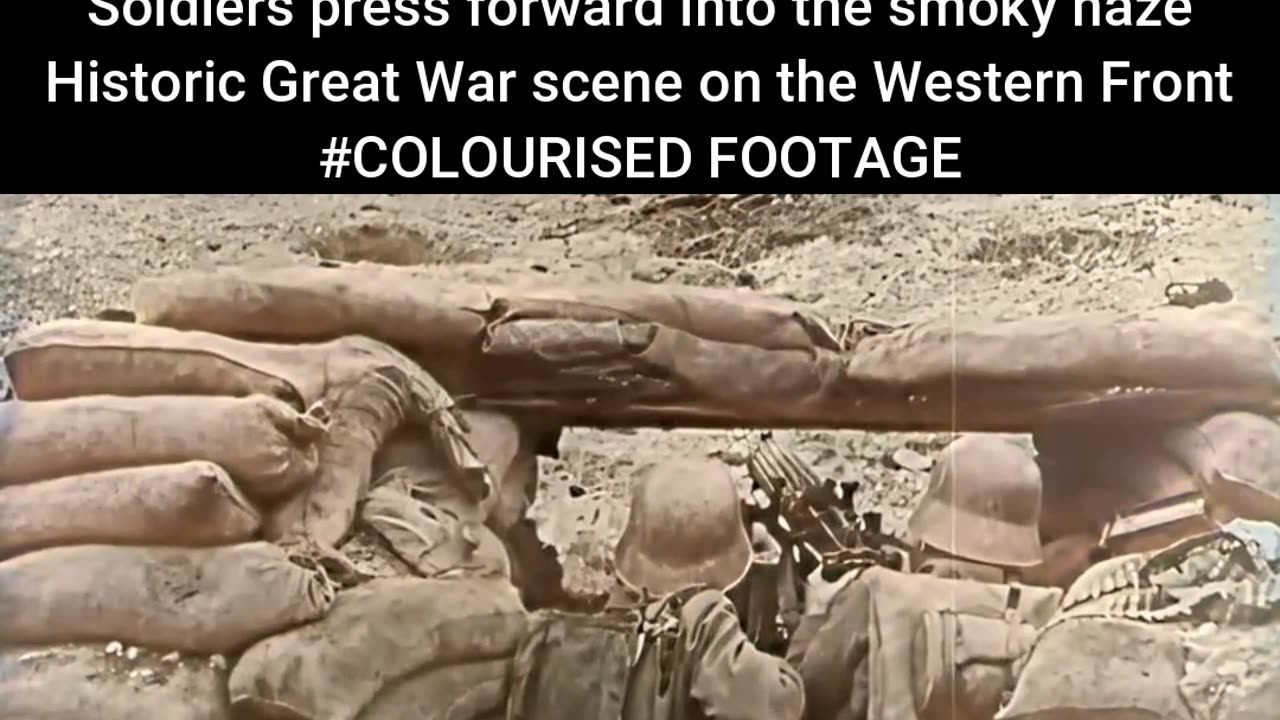British Troops Fire Lewis Guns in Clash with Vickers on Front