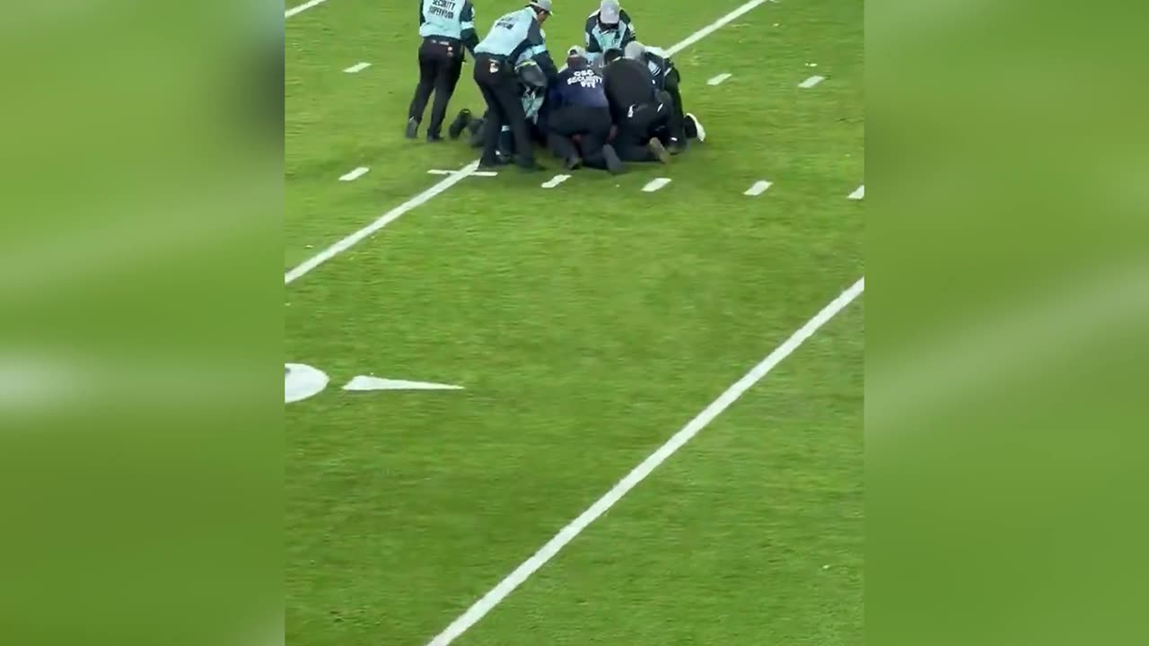 Super Bowl LX Streaker Gets Gang-Tackled