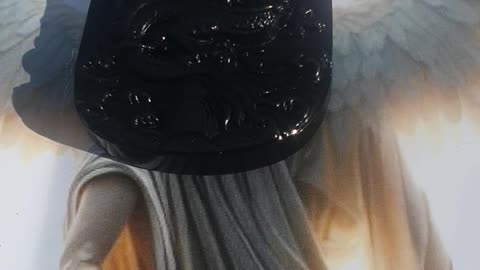 Black Osidian Dragon pendant